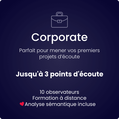 Pack Corporate Vocaza CX, parfait pour mener ses premiers projets d'écoute clients