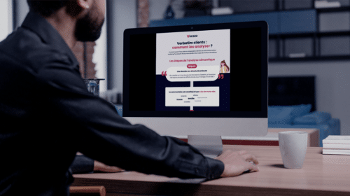 Infographie pour analyser étapes par étapes ses verbatim clients